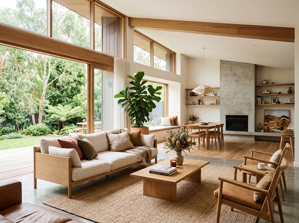 Beautiful modern Australian home interior